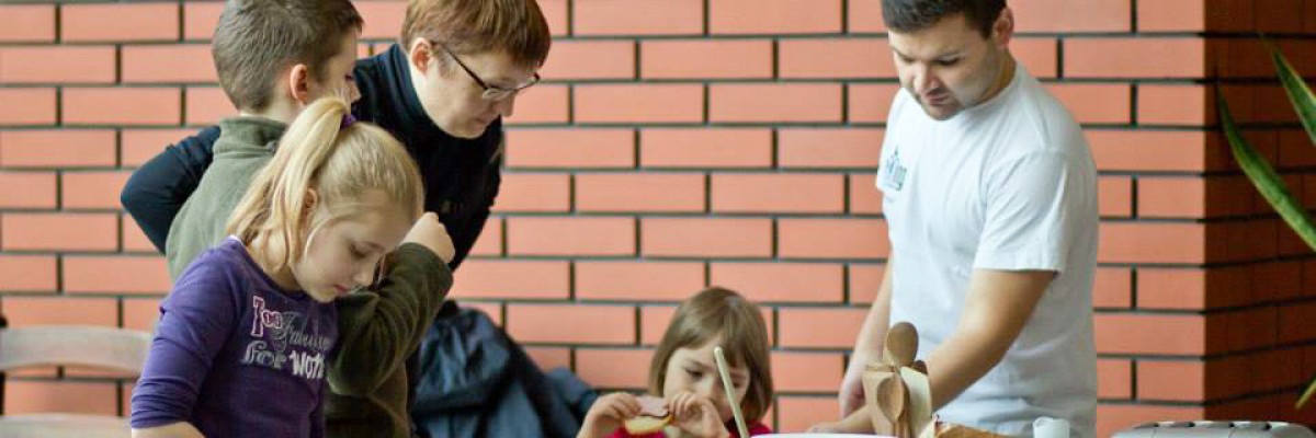 warsztaty kulinarne integracyjne integracja dla firm lubelskie lublin zabawa dzieci dorośli galeria gala blogger blogerzy przepisy gotowanie