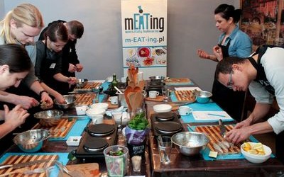 Warsztaty i pokazy kulinarne|Lubelskie|Ryby owoce morza|Studio kulinarne w Lublinie|Imprezy integracyjne dla firm instytucji publicznych|Kuchnia włoska restauracje|Dawid Furmanek bloger mEATing