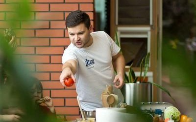 warsztaty kulinarne integracyjne integracja dla firm lubelskie lublin zabawa dzieci dorośli galeria gala blogger blogerzy przepisy gotowanie