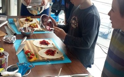 warsztaty kulinarne integracyjne integracja dla firm lubelskie lublin zabawa dzieci dorośli galeria gala blogger blogerzy przepisy gotowanie
